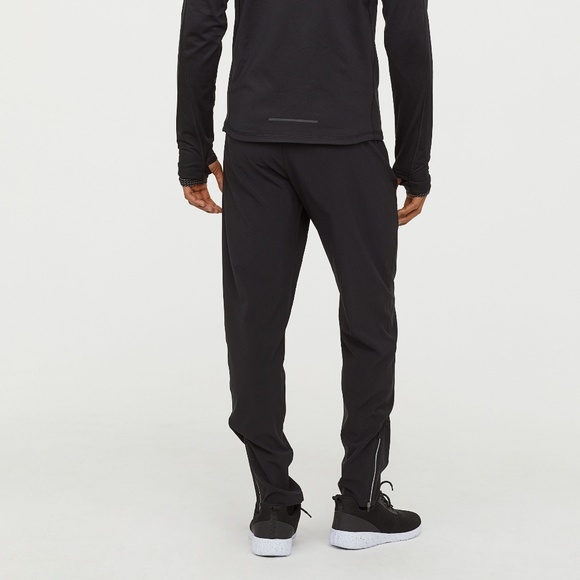 H&M Pants Hm Men Running Trousers Black L Worn Once Poshmark